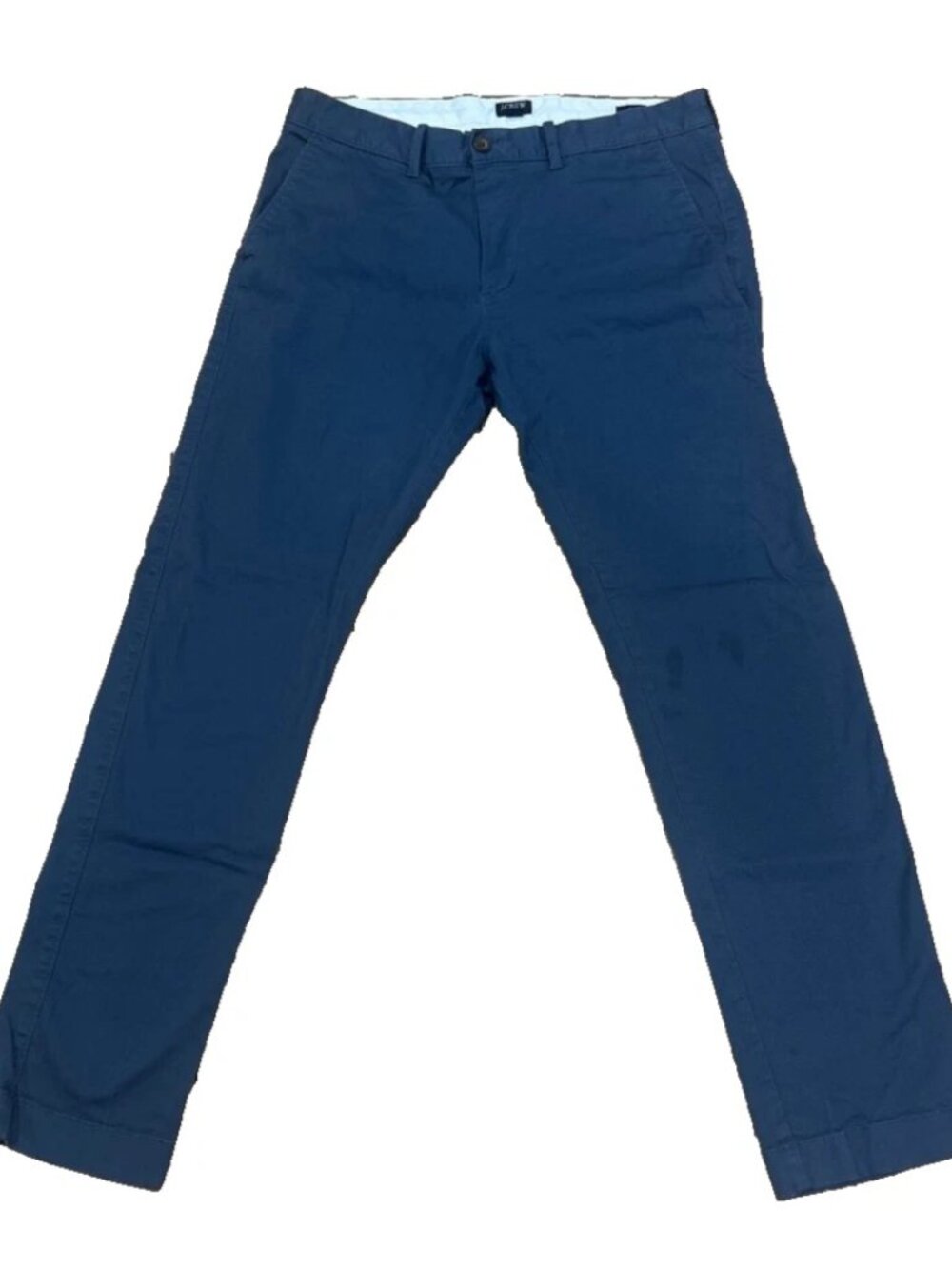 J.Crew Men’s Navy Flex Pants Tech 33x32 Slim Fit Navy Blue Performance Chino